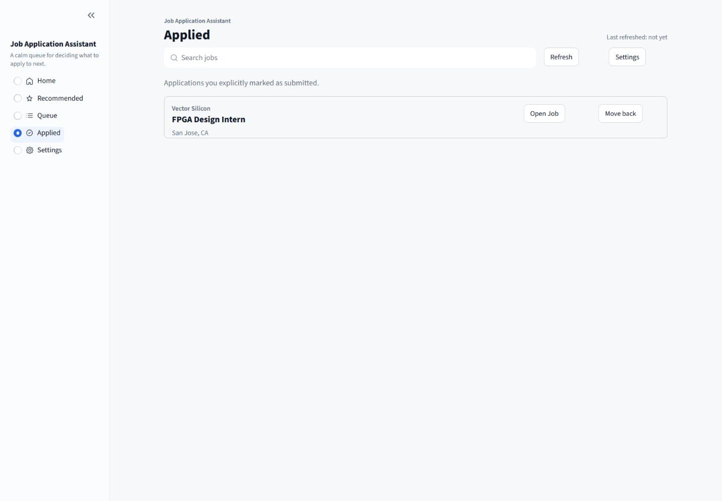 Applied workflow state in the Streamlit workbench
